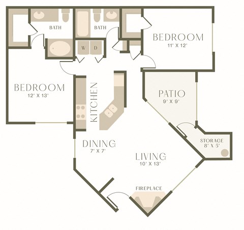 San Jose (B-2) floor plan.